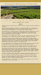 Mobile Screenshot of elephantmountainvineyards.com